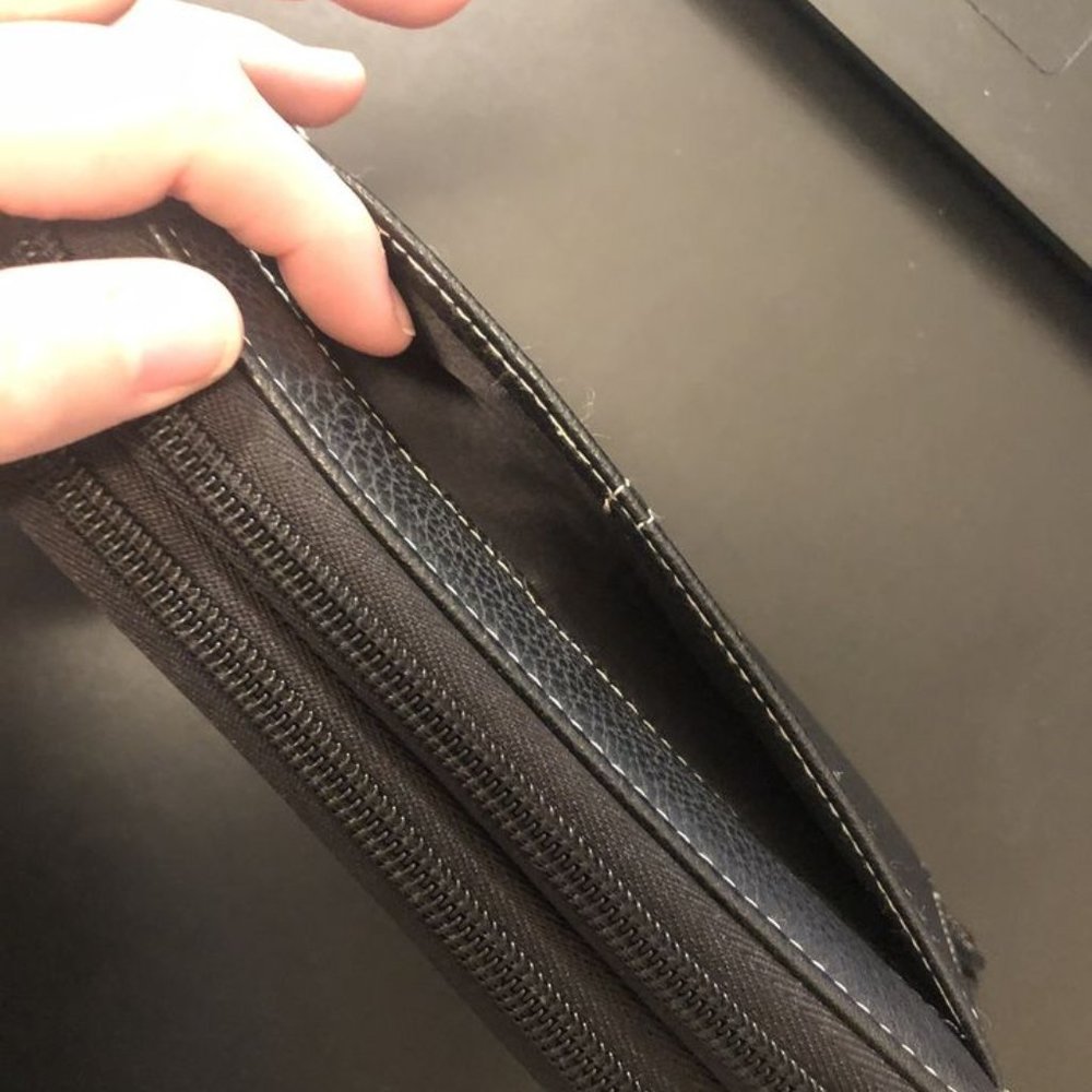 Black Faux Leather Wallet